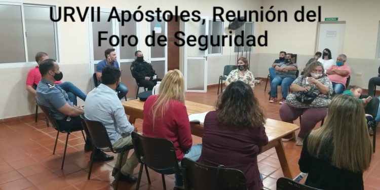 Apóstoles: Reunión con referentes y Foro de Seguridad