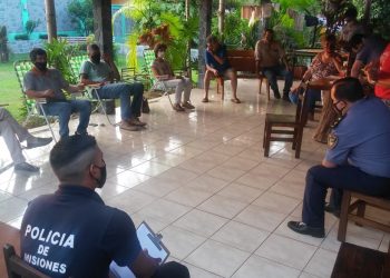 Puerto Esperanza: En el barrio Industrial, se reunieron para hablar de seguridad