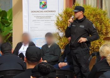 En toda la provincia, la Policía Comunitaria trabaja en la prevención