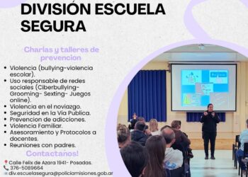 La División Escuela Segura comienza el año lectivo con charlas y talleres preventivos